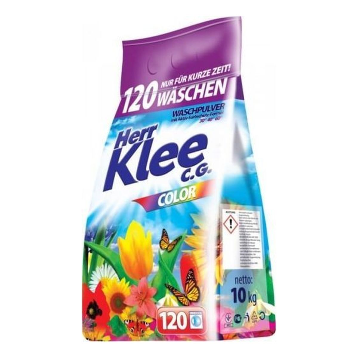 Herr Klee Proszek do prania Color folia 120 prań 10kg