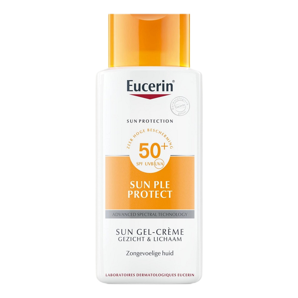 Eucerin Sun Leb Protect SPF50+ przeciwsłoneczny Żel-krem do twarzy i ciała 150ml