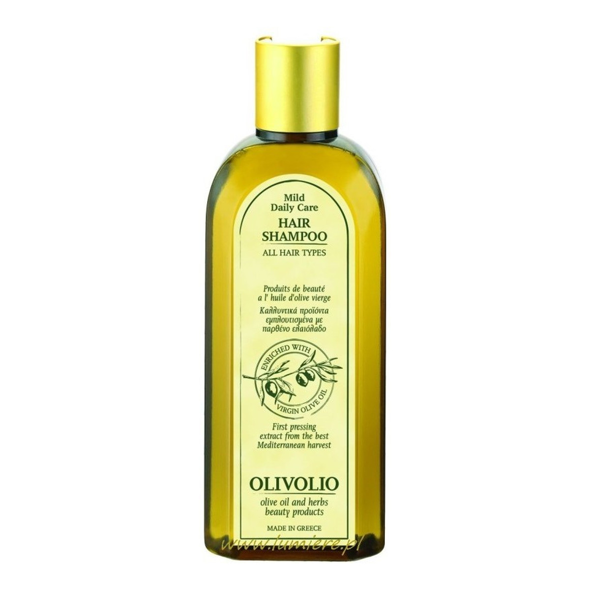 Olivolio Hair Shampoo All Hair Types Szampon do wszystkich rodzajów włosów z oliwą z oliwek 200ml