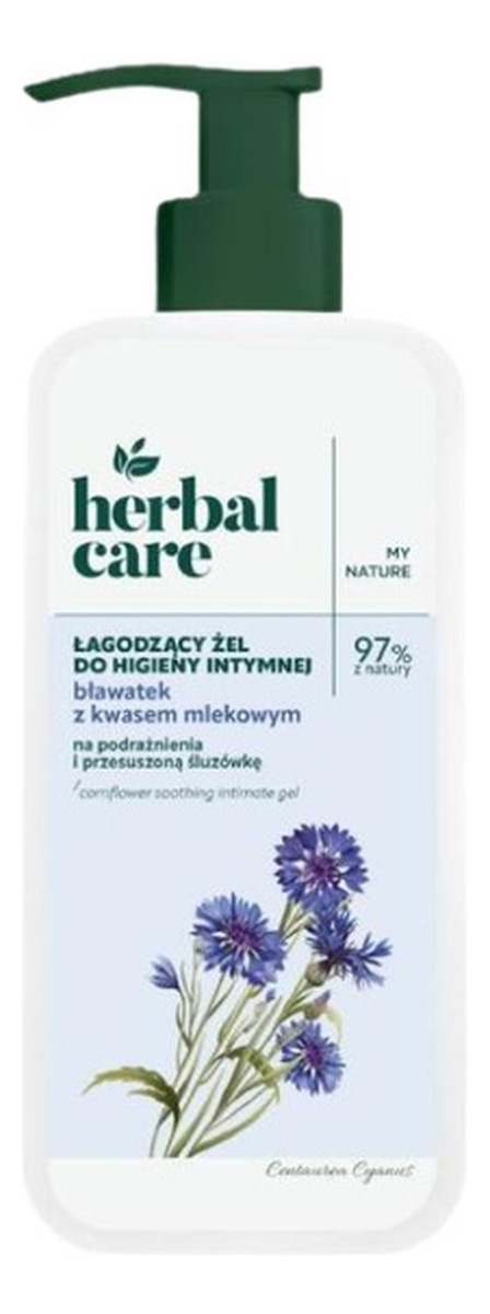 Łagodzący żel do higieny intymnej Bławatek