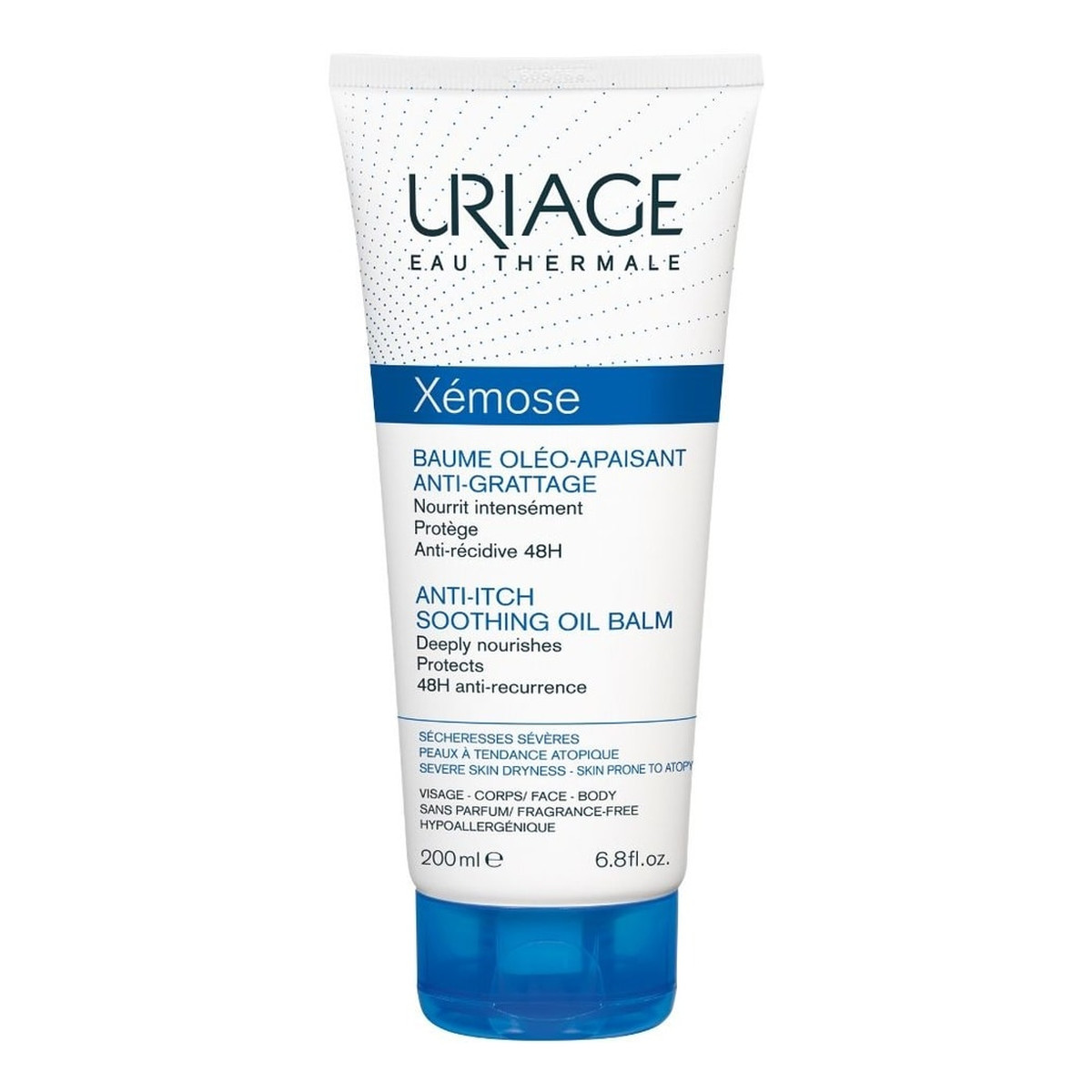 Uriage Xemose Anti-Itch Soothing Oil Balm kojący Balsam olejkowy przeciw swędzeniu 200ml