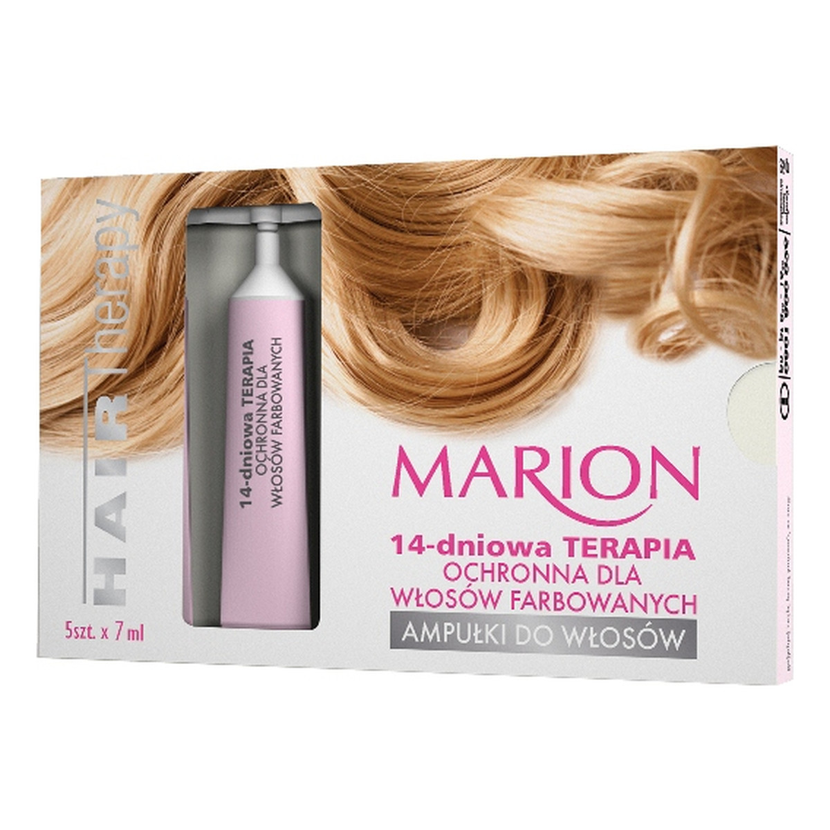 Marion 14 Dniowa Terapia Do Włosów Farbowanych Hair Therapy Ampułki Do Włosów 5szt. 35ml