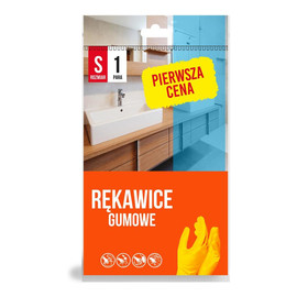 Rękawice gumowe rozmiar S