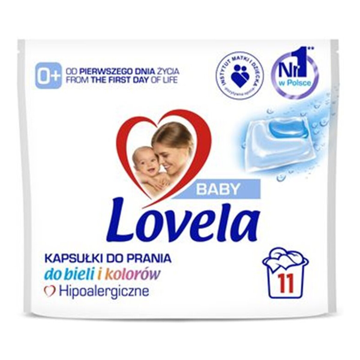 Lovela Baby Kapsułki do prania 11szt. Uniwersalne