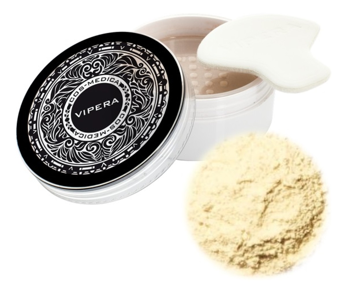 Anti-Allergy bananowy puder sypki do cery wrażliwej i atopowej Półtransparentny