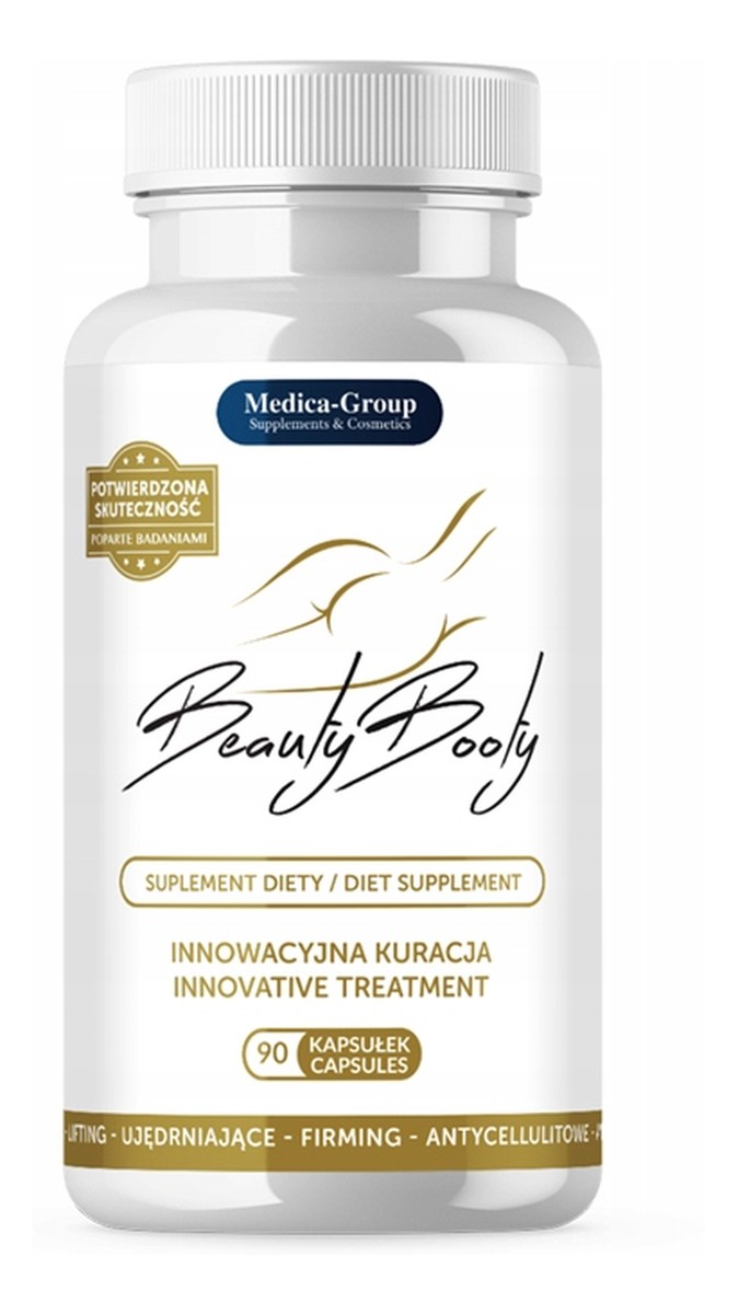 Beautybooty suplement diety na jędrne pośladki 90 kapsułek