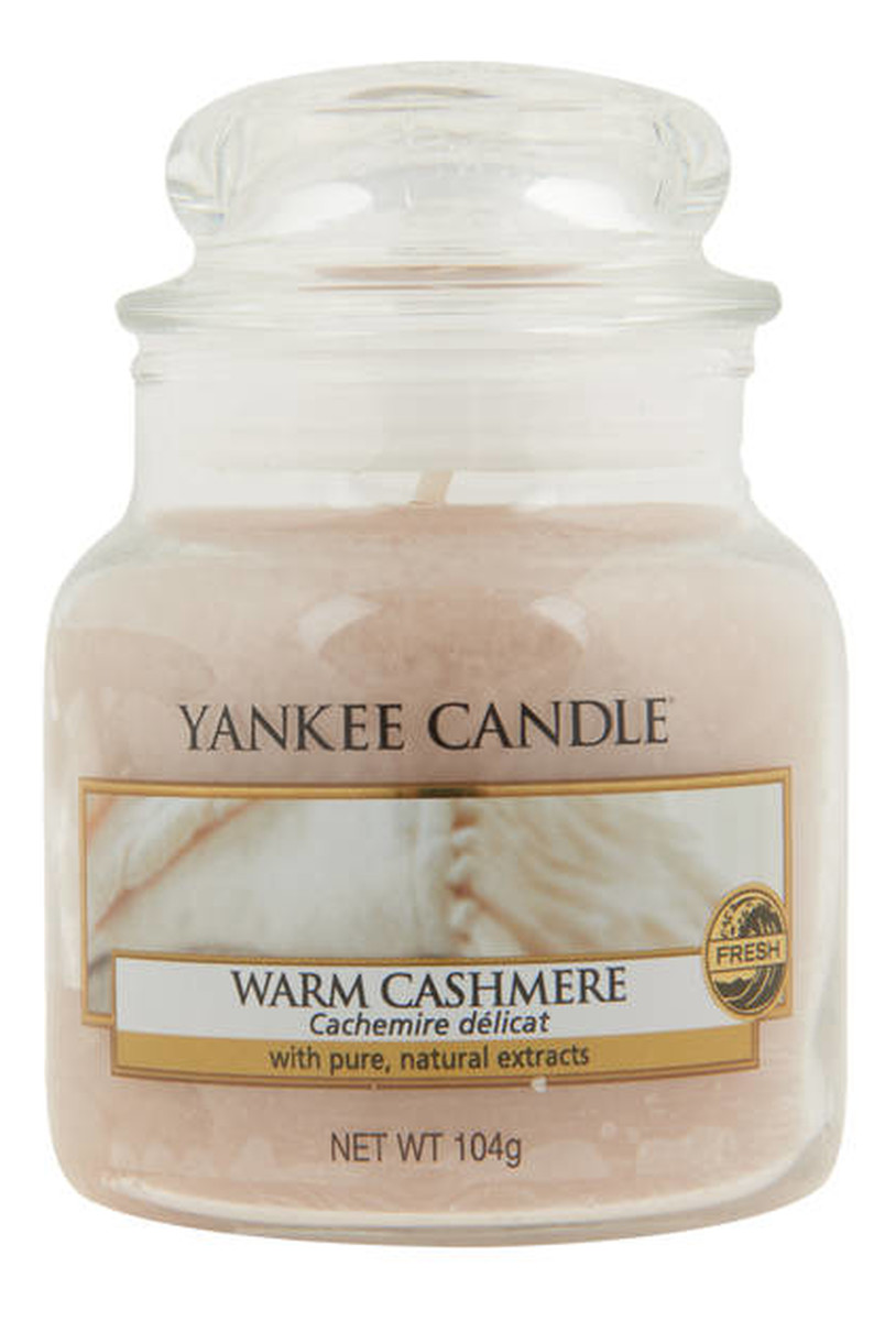 mała świeczka zapachowa Warm Cashmere