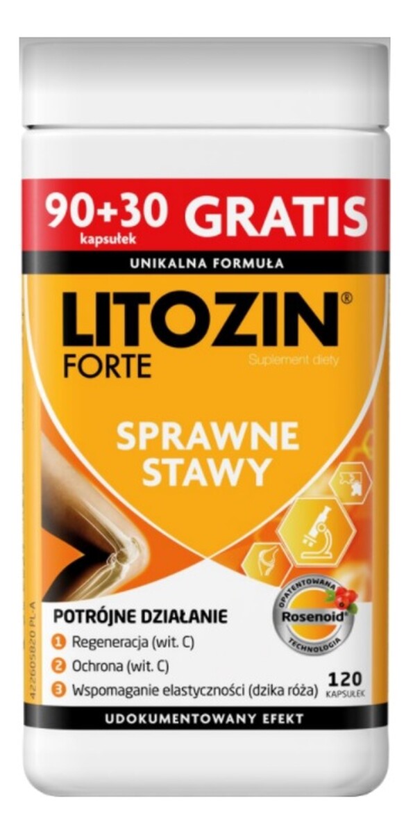 Forte sprawne stawy suplement diety 120 kapsułek