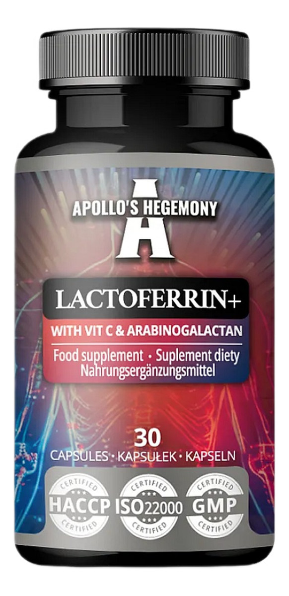 Lactoferrin+ suplement diety 30 Kapsułek
