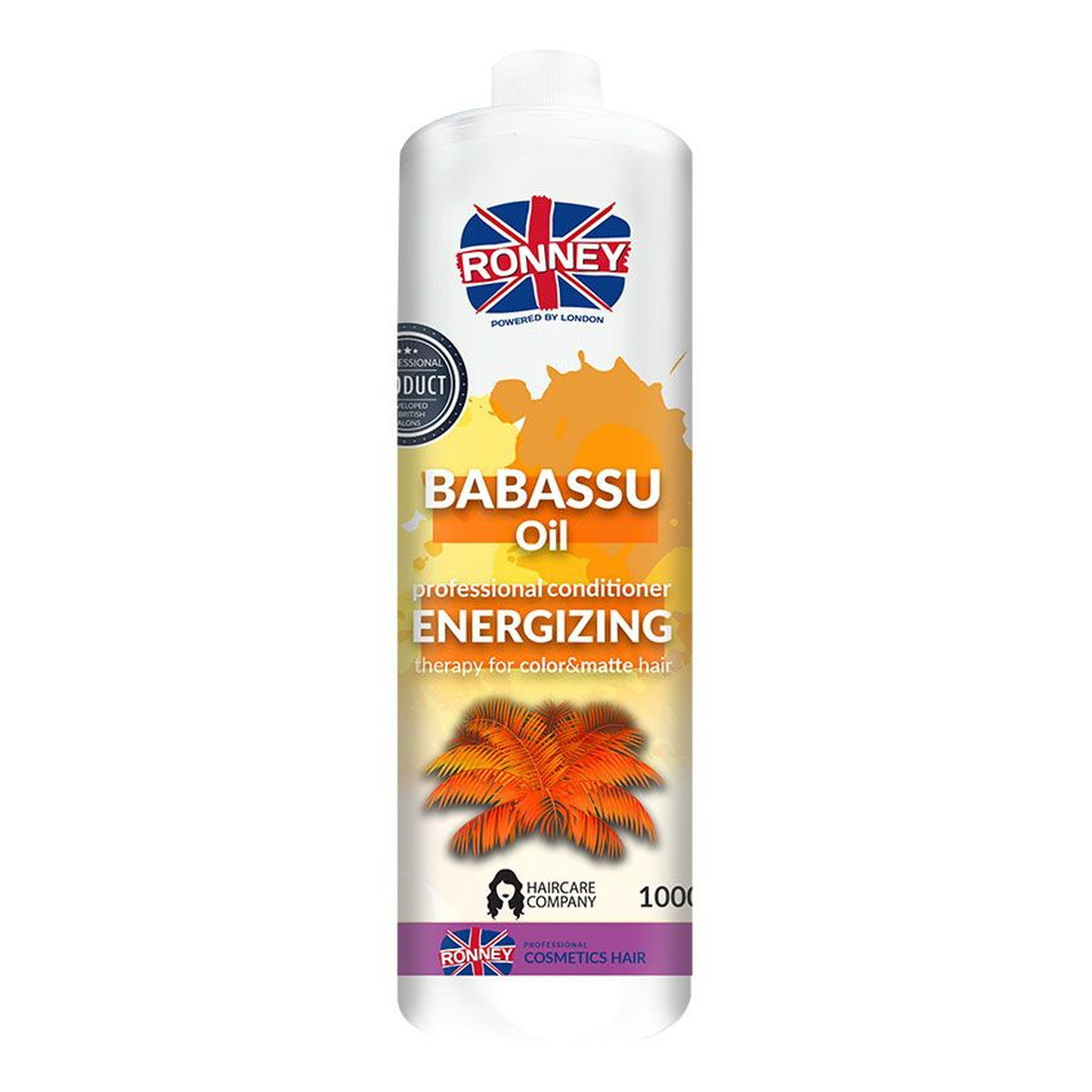 Ronney Babassu oil professional conditioner energizing energetyzująca odżywka do włosów farbowanych 1000ml