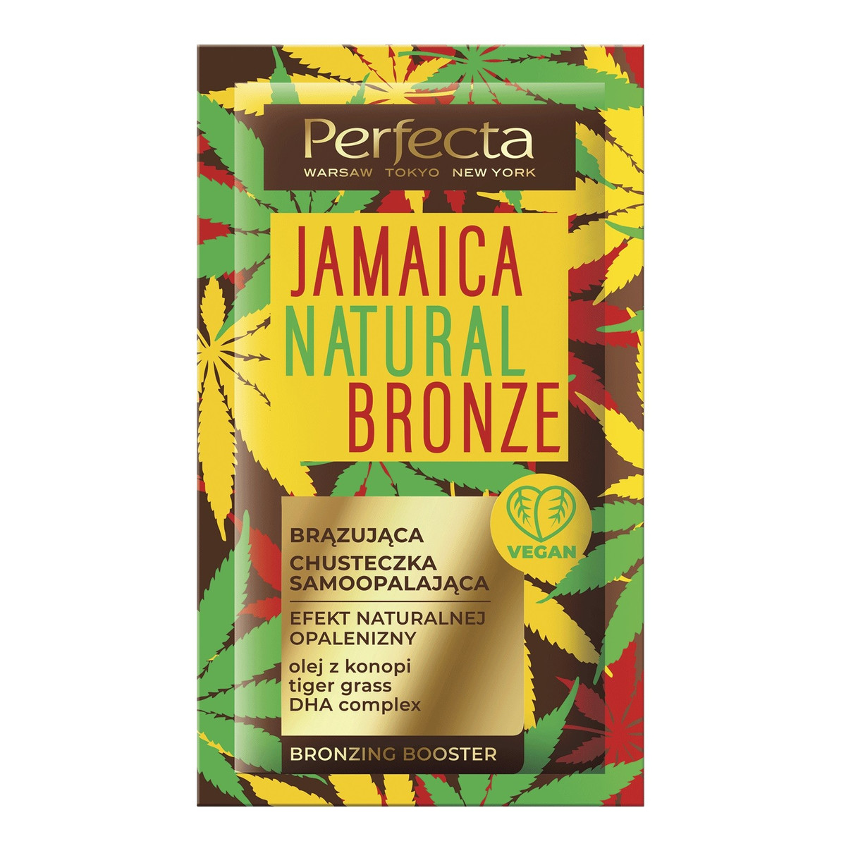 Perfecta Perfecta Jamaica Natural Bronze Brązująca Chusteczka samoopalająca