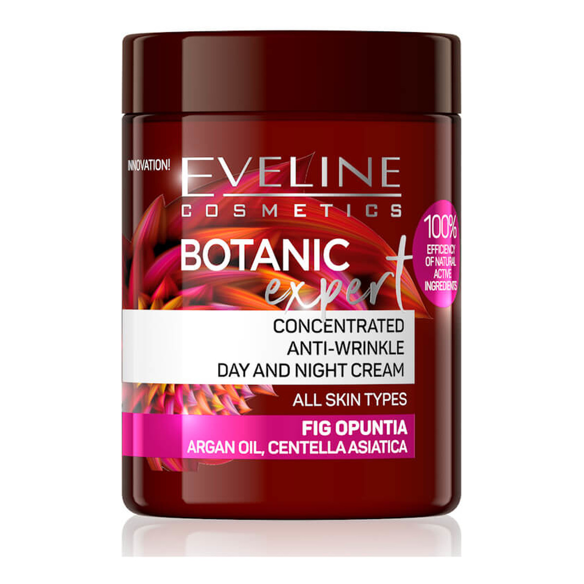 Eveline Botanic Expert Skoncentrowany Krem do twarzy przeciwzmarszczkowy na dzień i noc Opuncja Figowa 100ml