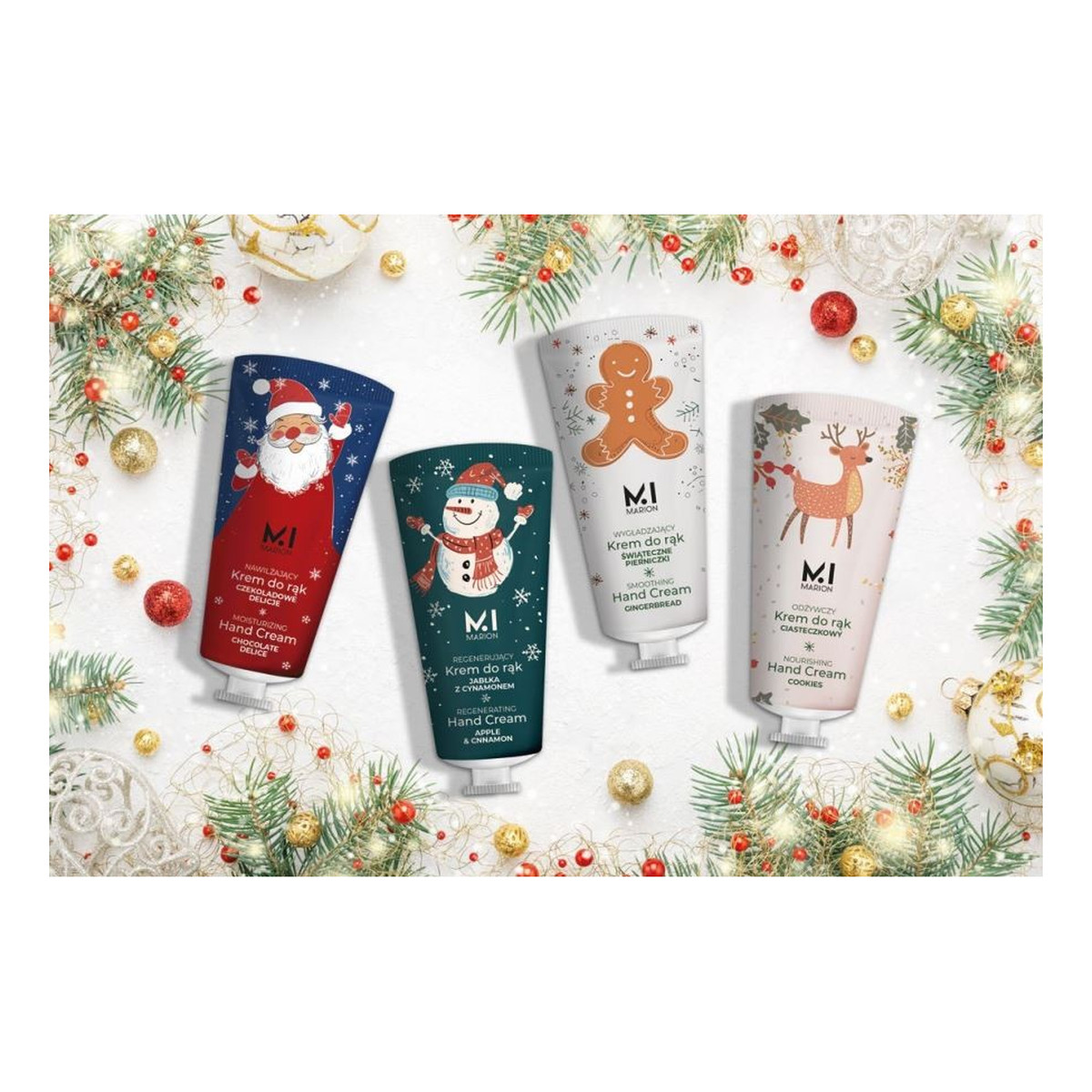 Marion Regenerujący Krem do rąk bałwanek-jabłko z cynamonem 100ml