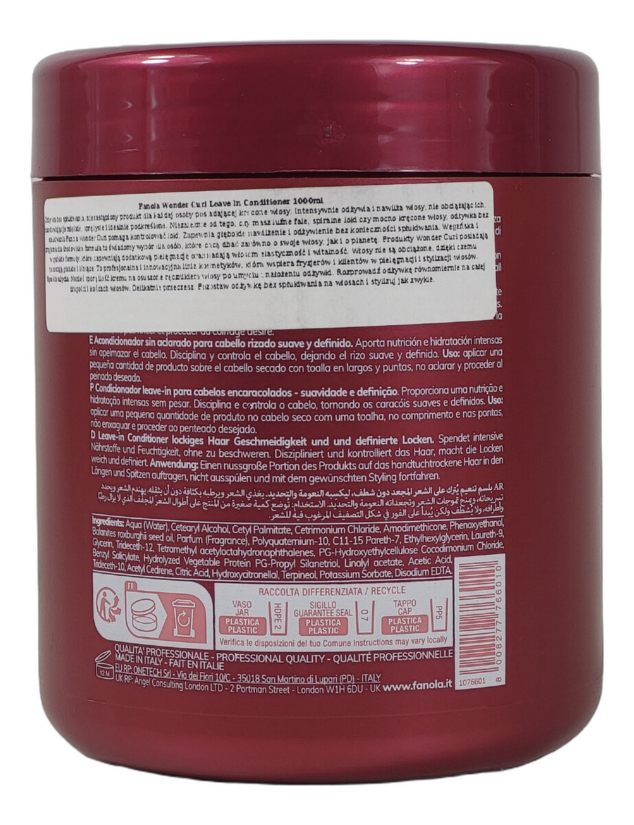 Odżywka bez Spłukiwania Nawilżająca do Włosów Kręconych i Falowanych