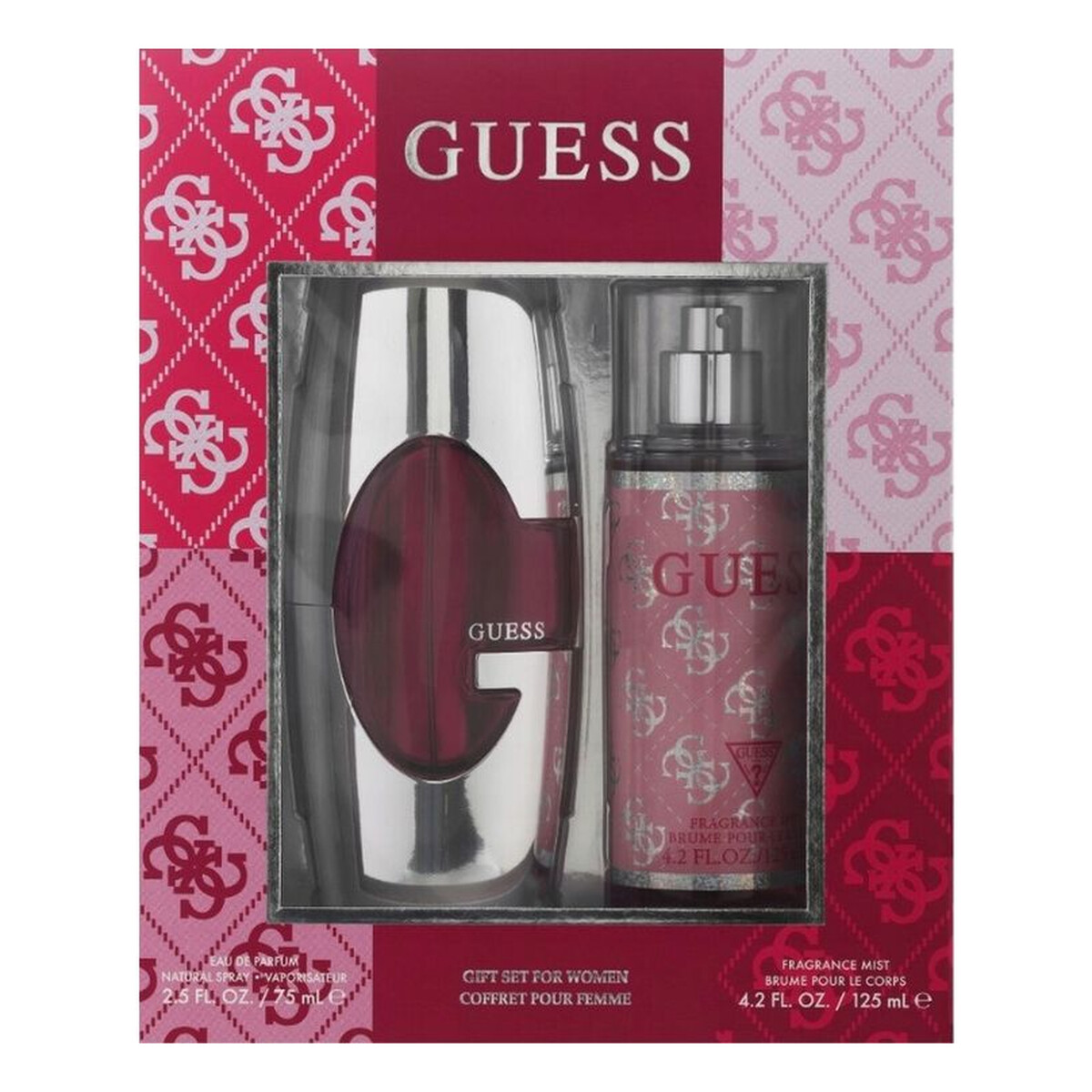 Guess Ladies Pink Zestaw perfumeryjny dla kobiet 125ml