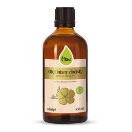 Olej lniany złocisty tłoczony na zimno, źródło omega-3