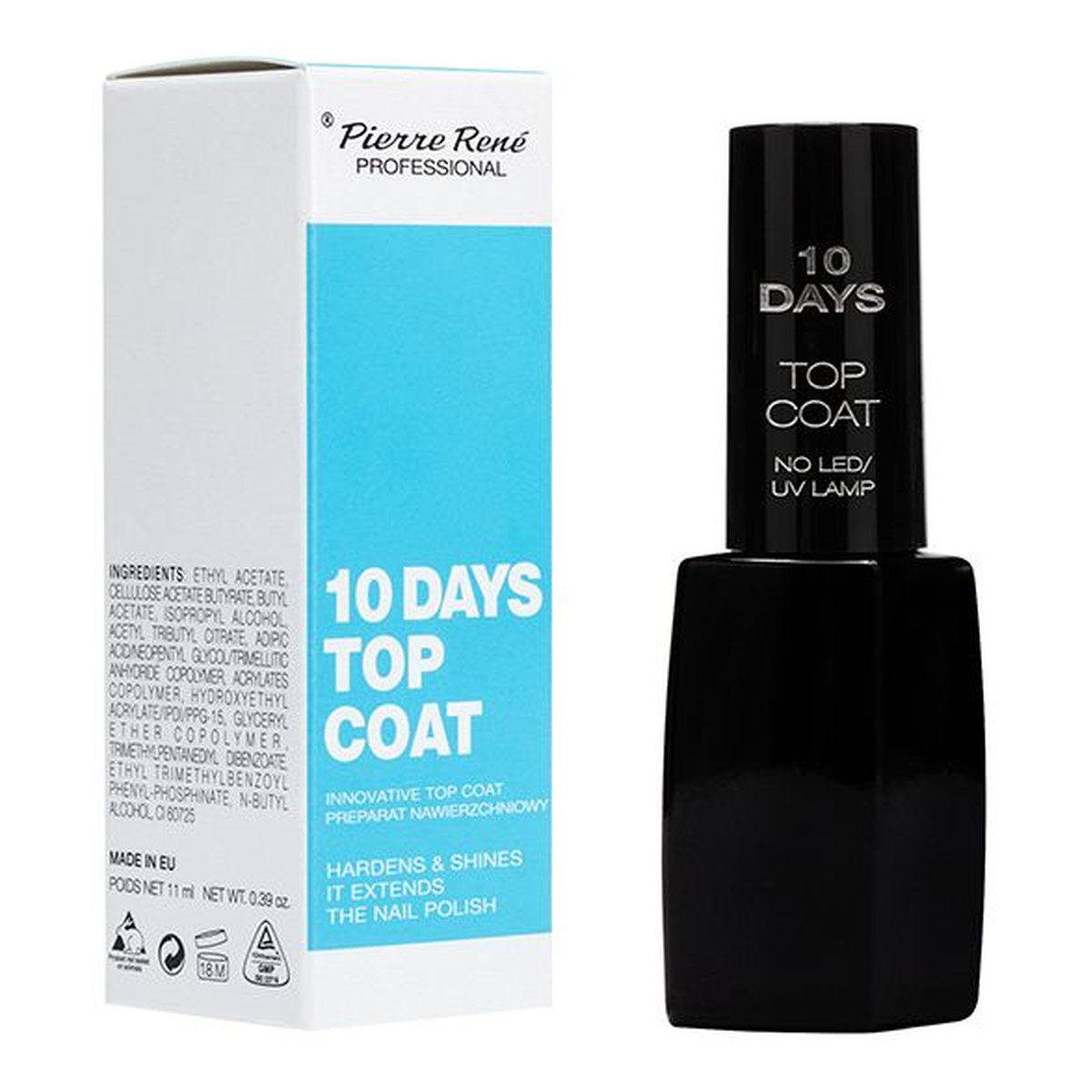 Pierre Rene Professional Innovative Top Coat preparat nawierzchniowy do paznokci 11ml