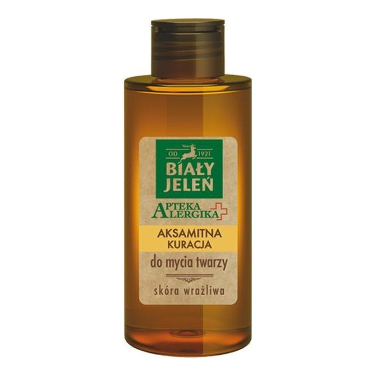 Biały Jeleń Apteka Alergika Aksamitna kuracja do mycia twarzy 150ml