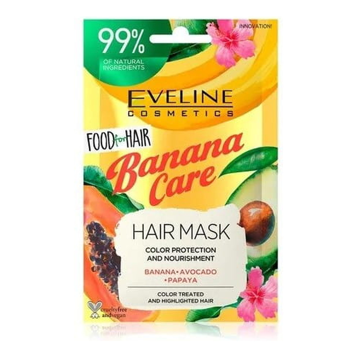 Eveline Food For Hair Banana Care MASKA DO WŁOSÓW 20ml
