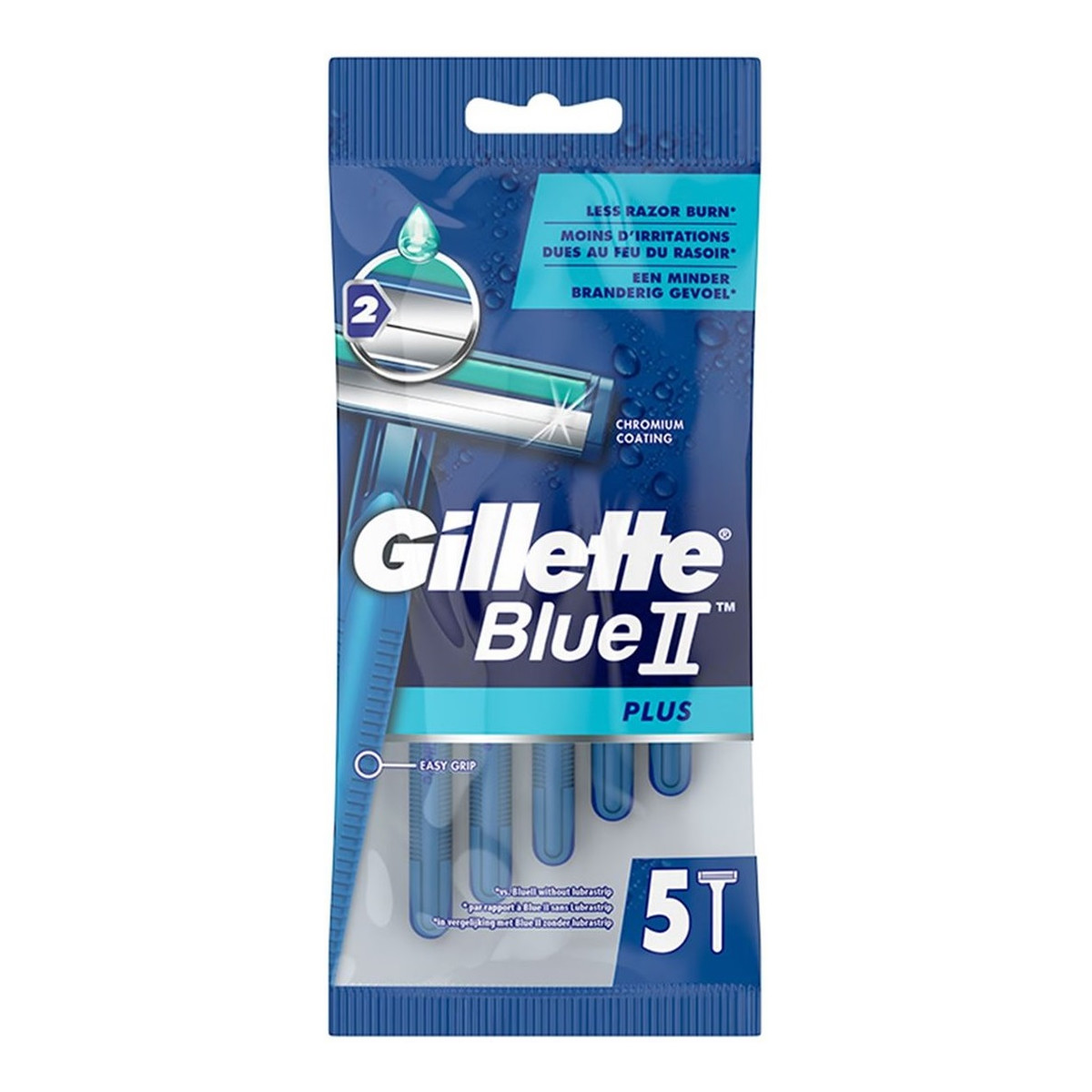 Gillette Blue ii plus jednorazowe maszynki do golenia 5szt.
