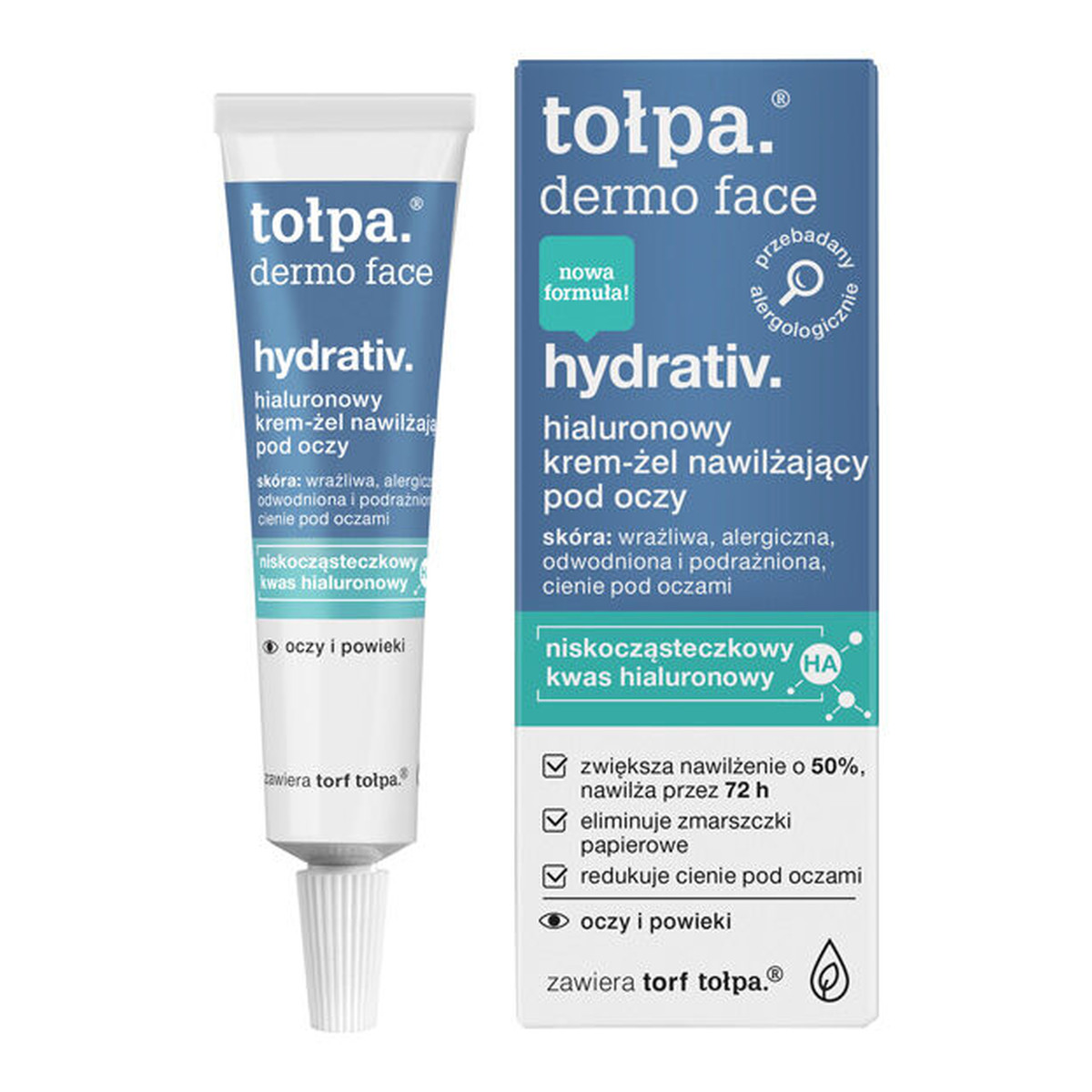 Tołpa dermo face hydrativ Nawilżający krem-żel odprężający pod oczy 10ml