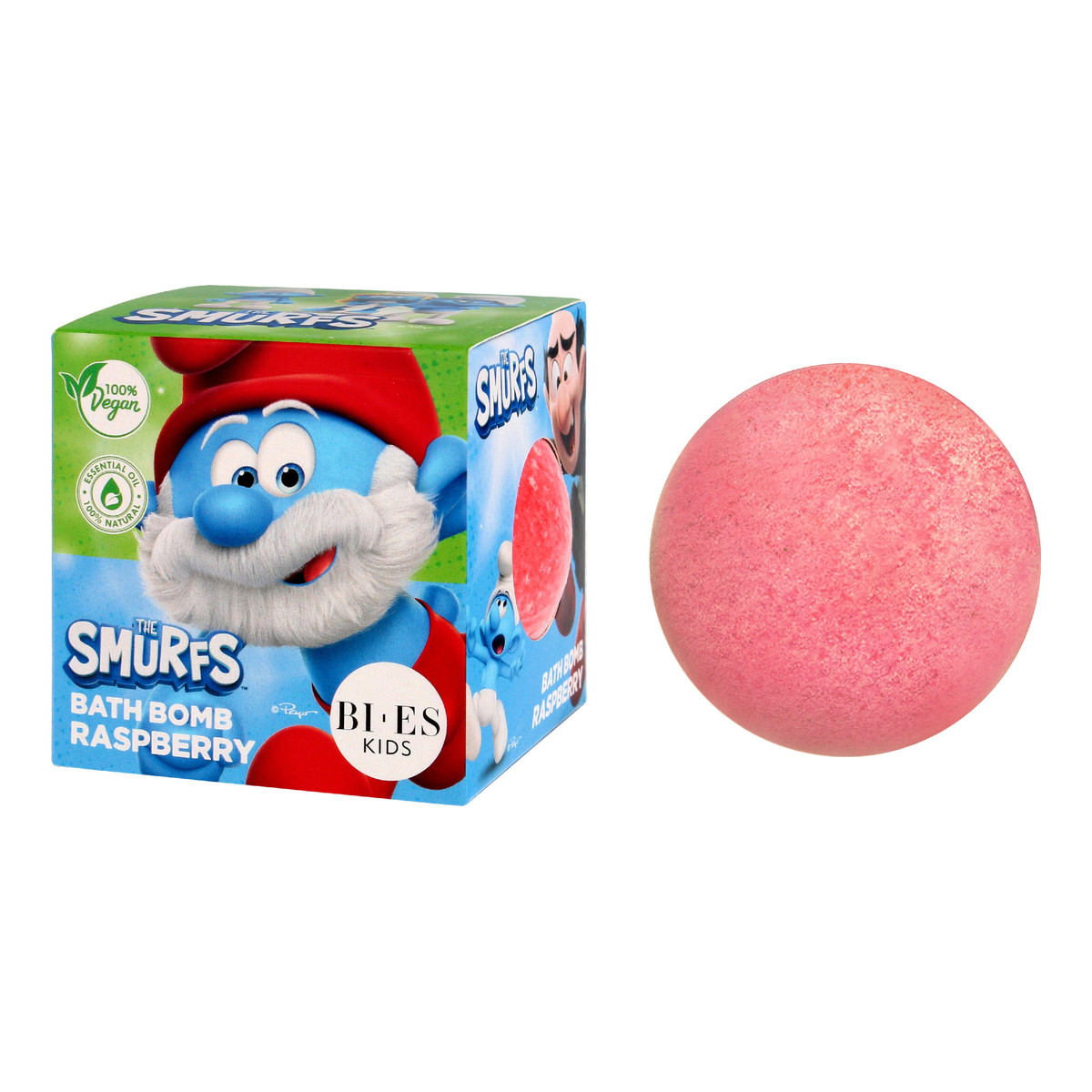 Bi-es The Smurfs Kula do kąpieli Raspberry 165g