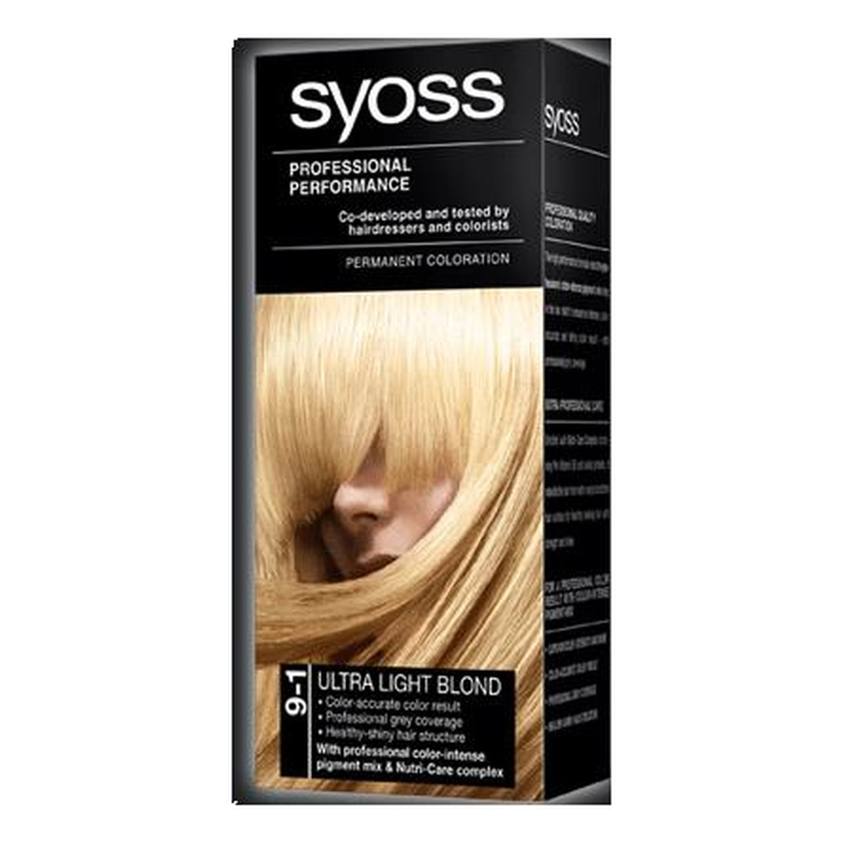 Syoss Professional Performance Farba Do Włosów Bardzo Jasny Blond 9-1