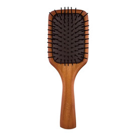 Wooden mini paddle brush mini drewniana szczotka do włosów