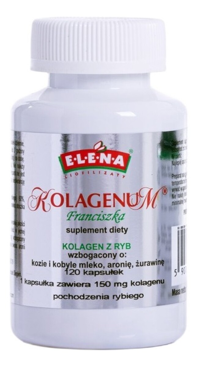 Kolagenum franciszka silver kolagen z ryb suplement diety 120 kapsułek