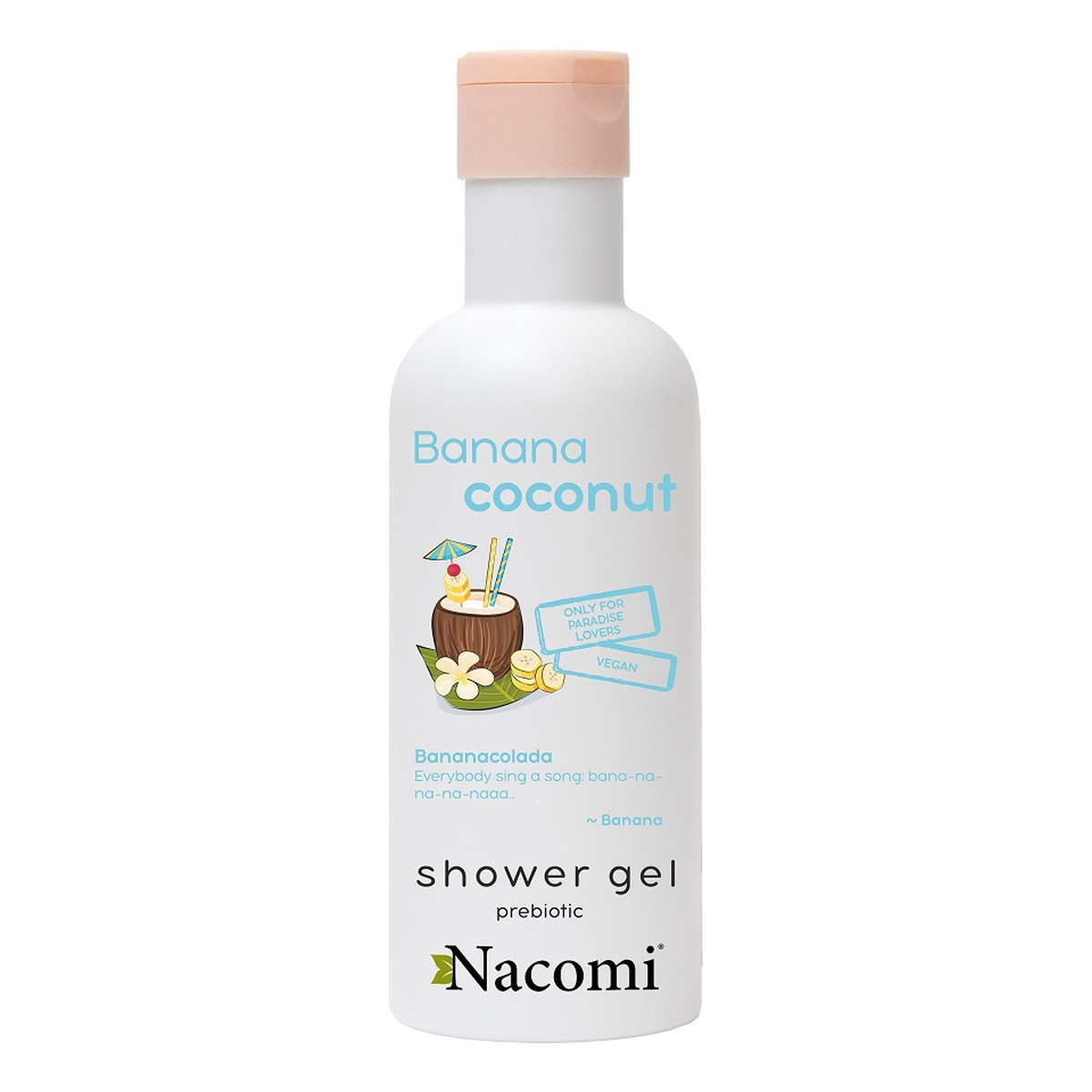 Nacomi Żel pod prysznic Banan i Kokos 300ml