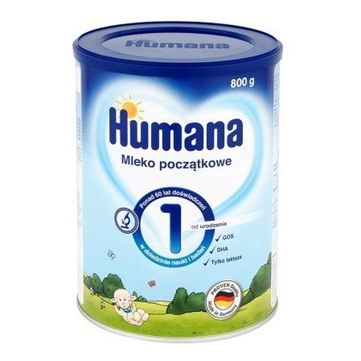 Humana Mleko początkowe 1 od urodzenia 800g