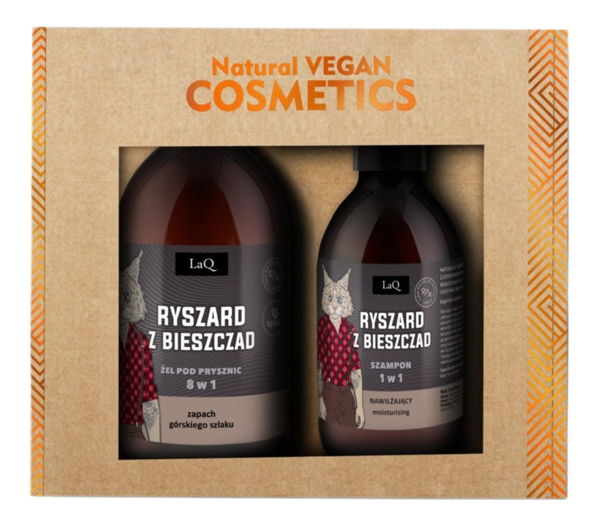Zestaw żel pod prysznic 500ml + szampon 300ml