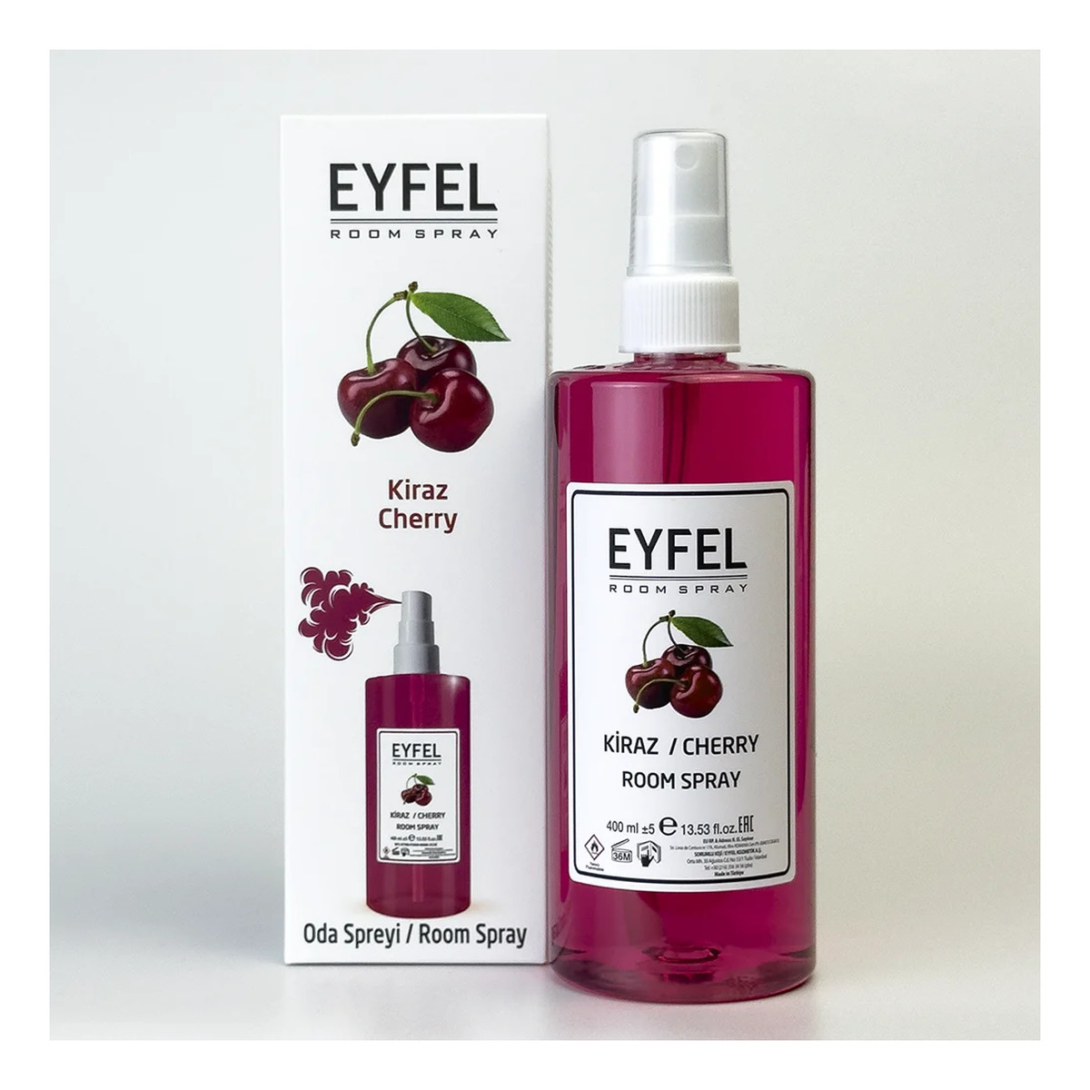 Eyfel Odświeżacz powietrza w sprayu Cherry 400ml