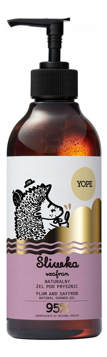 żel pod prysznic Śliwka i Szafran