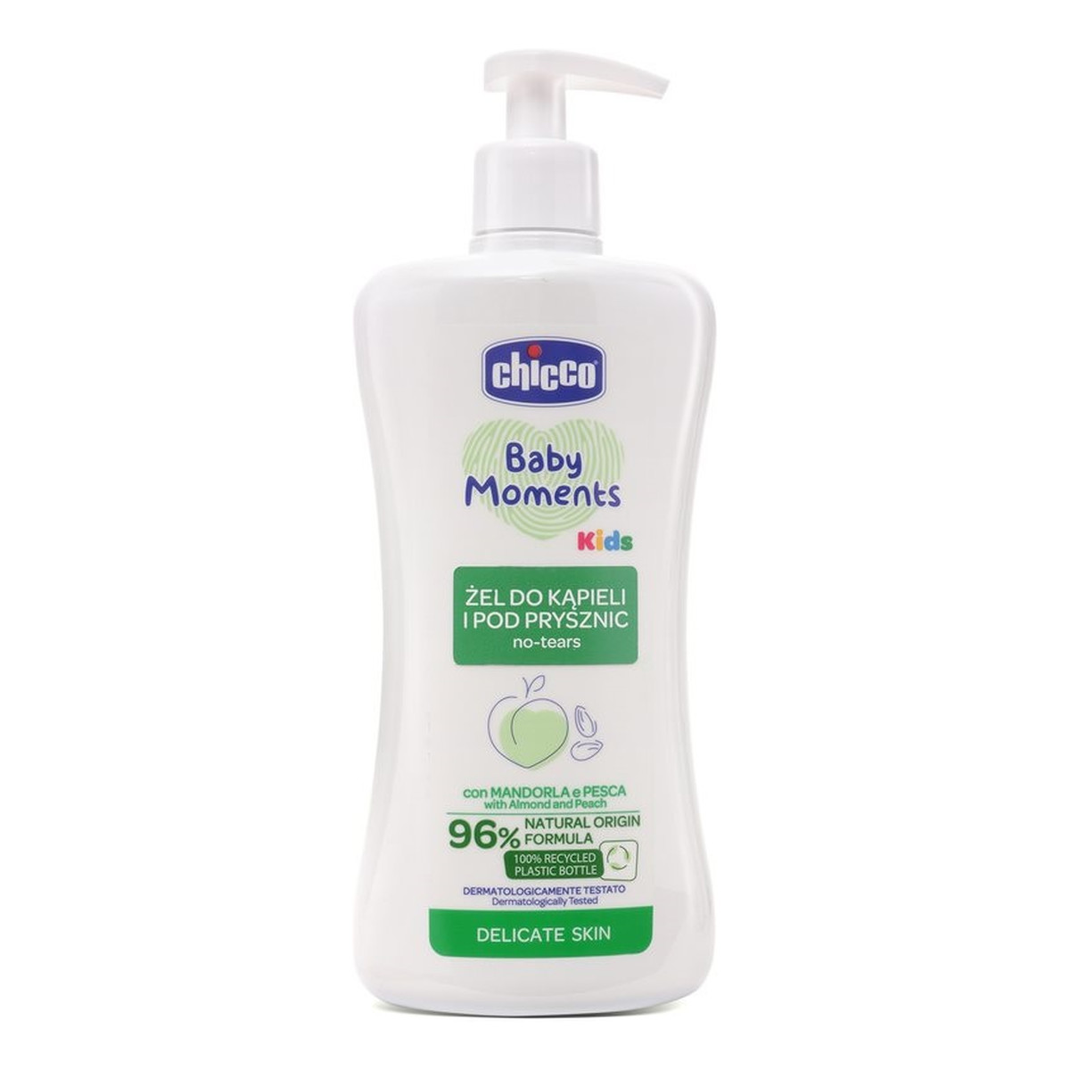 Chicco Baby Moments Żel do kąpieli i pod prysznic dla skóry delikatnej 0m+ 500ml