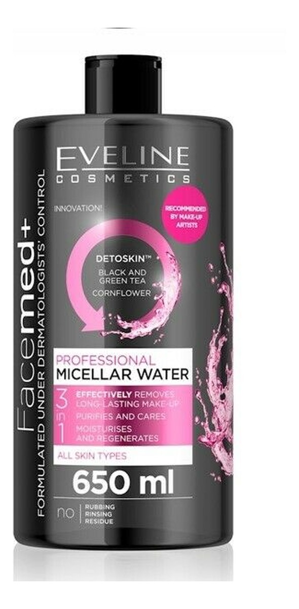 Professional Micellar Liquid 3In1 Płyn Micelarny 650Ml