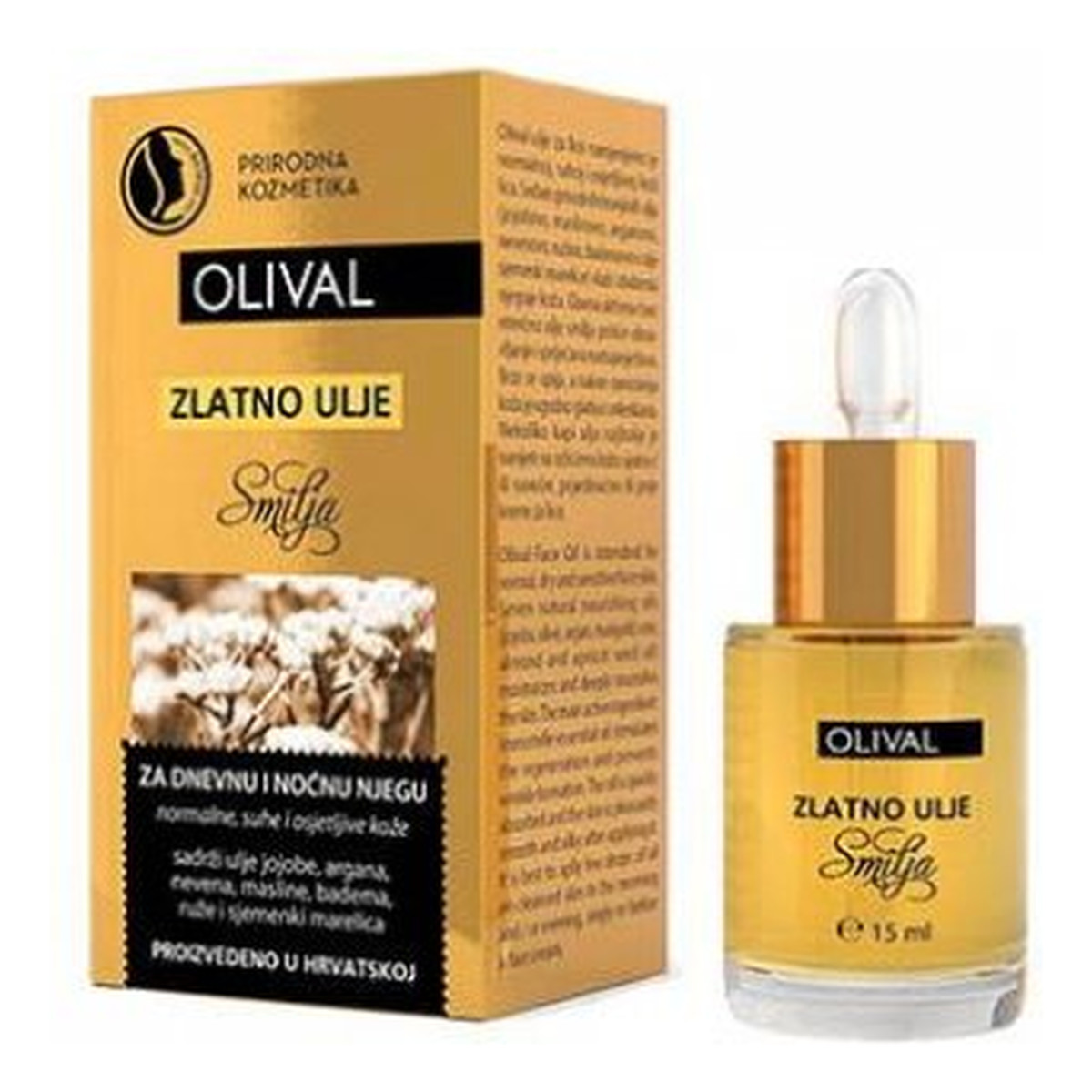 Olival Golden Oil olejek do twarzy Immortelle 15ml