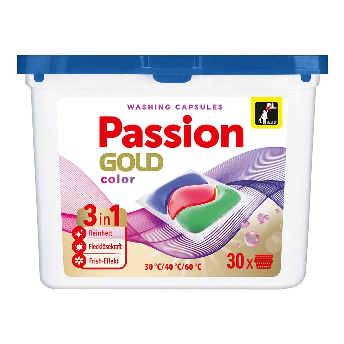 Passion Gold Kapsułki do prania 3w1 Kolor - 30 szt.