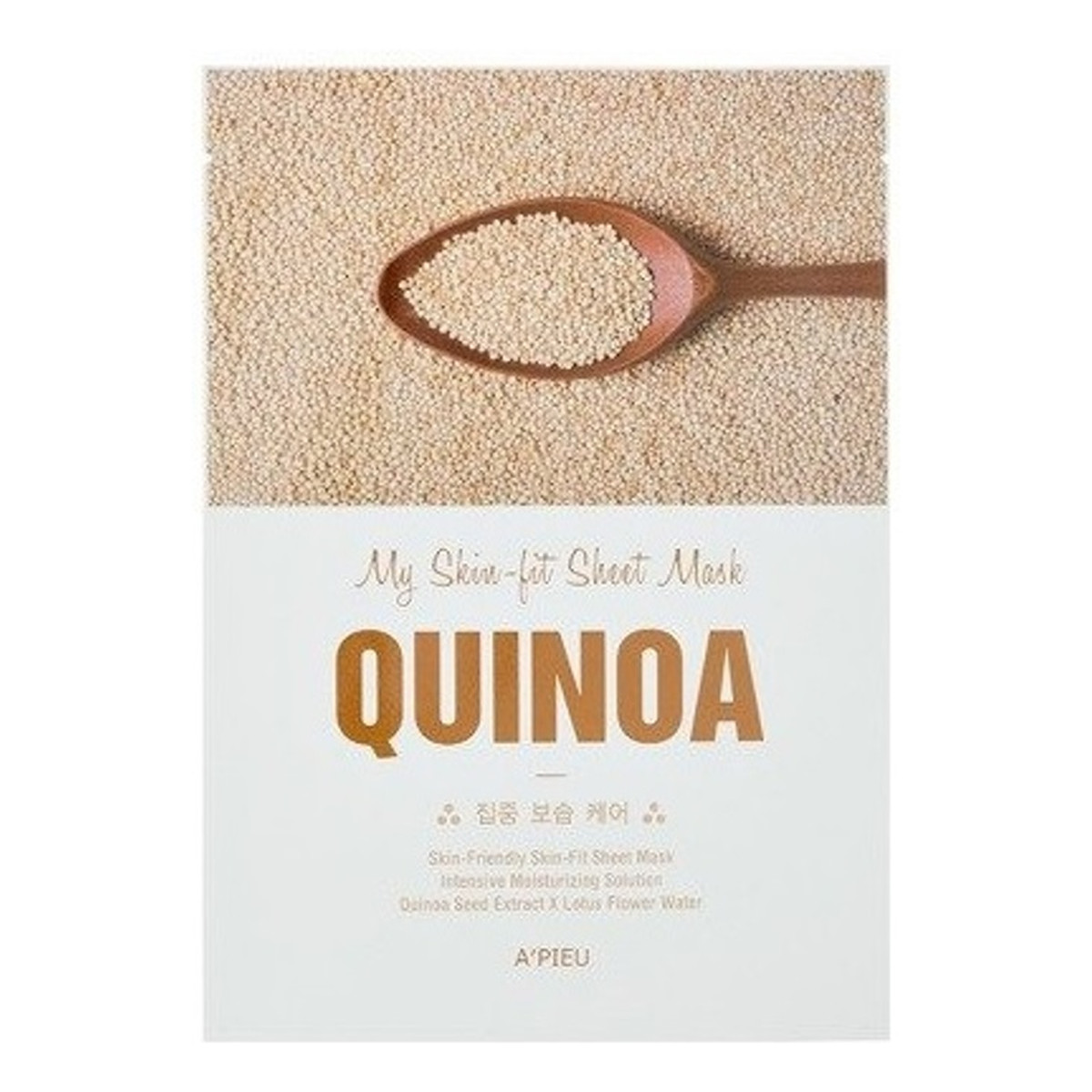 A'Pieu My Skin-Fit nawilżająco-ujędrniająca maseczka w płachcie Quinoa 25g