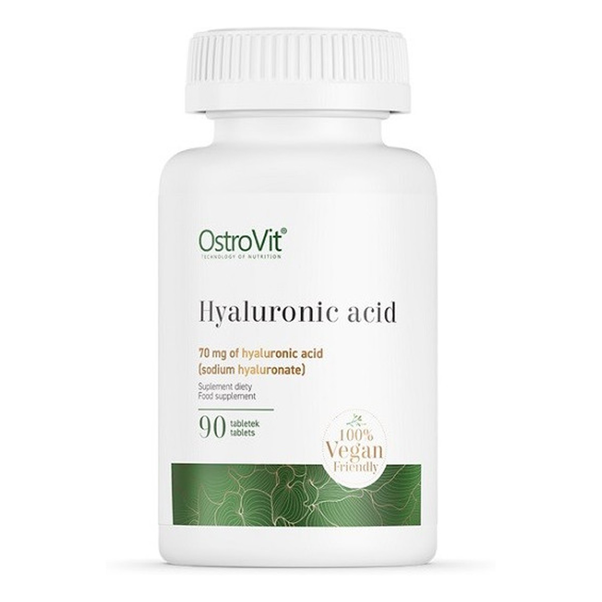 OstroVit HYALURONIC ACID Kwas Hialuronowy 70mg 90 tabletek