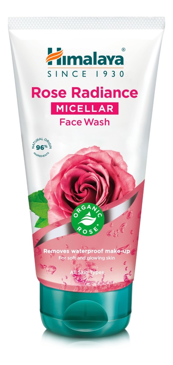 Żel do mycia twarzy z organiczną różą