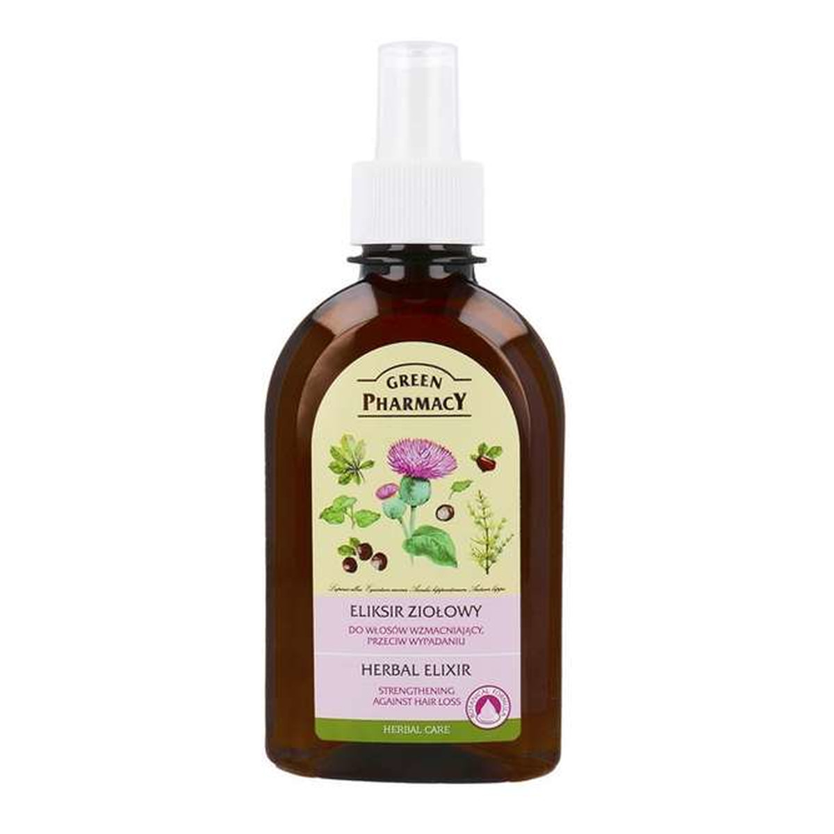 Green Pharmacy Herbal Cosmetics Hair Care Eliksir Ziołowy Do Włosów Wzmacniający, Przeciw Wypadaniu 250ml