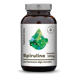 Spirulina sprasowana alga morska suplement diety