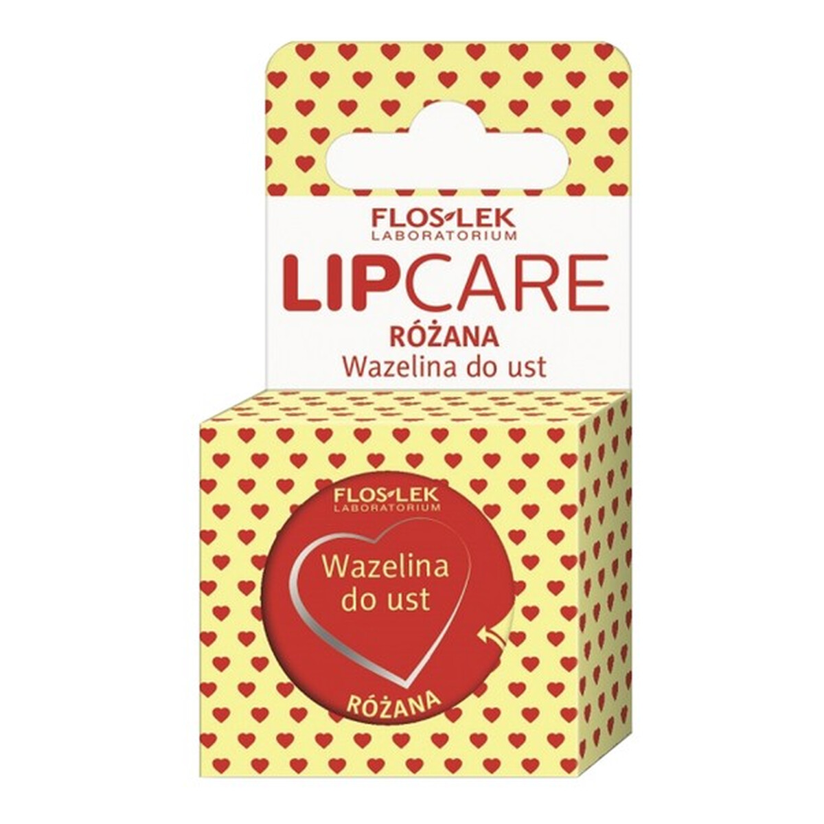 FlosLek Lip Care Labolatorium Wazelina Do Ust Różana 15ml