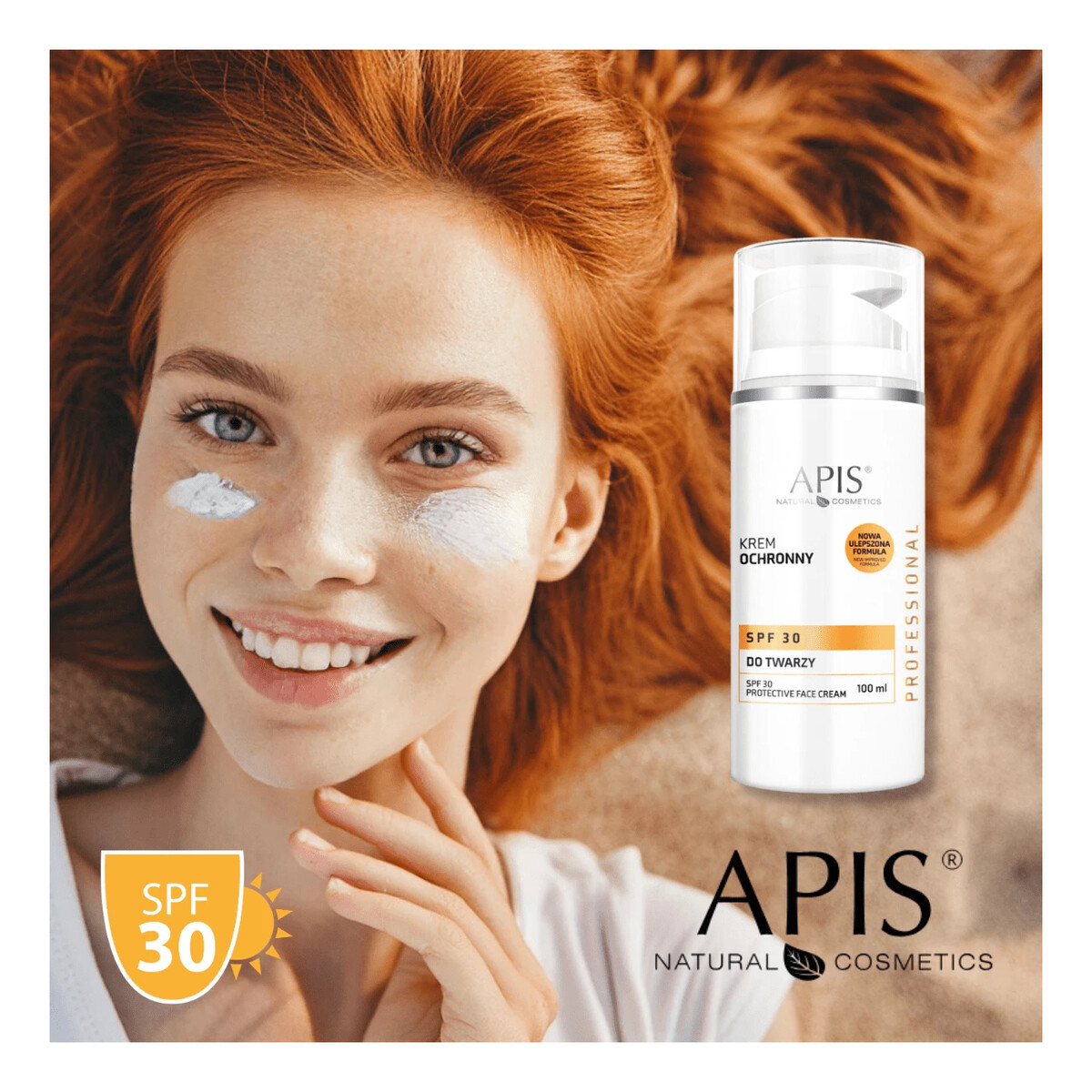 Apis Protective Face Cream SPF30 Krem ochronny do twarzy 100ml