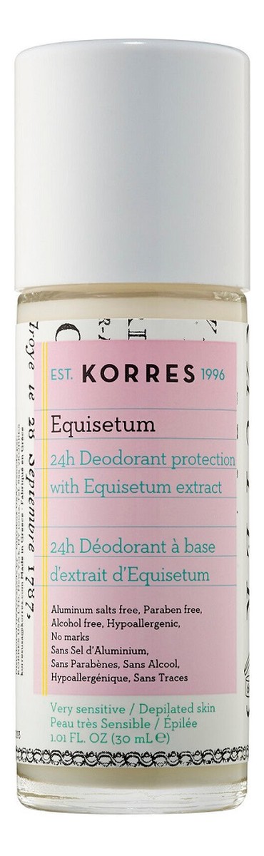 Equisetum Dezodorant w kulce bez soli glin