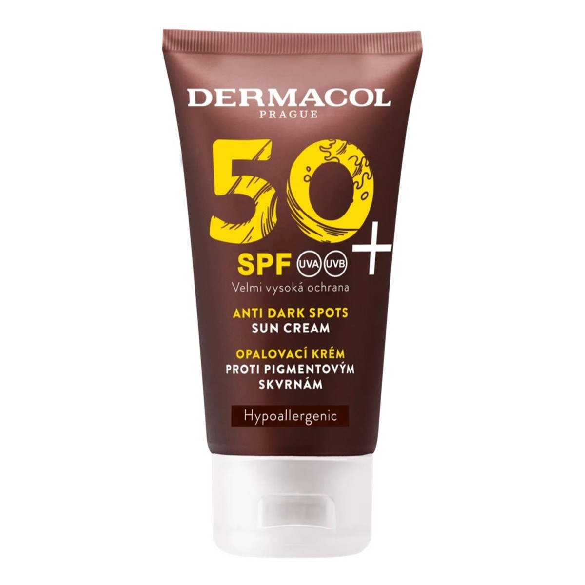 Dermacol Anti Spots Sun Cream wodoodporny Krem przeciwsłoneczny przeciw plamom pigmentowym spf50+ 50ml