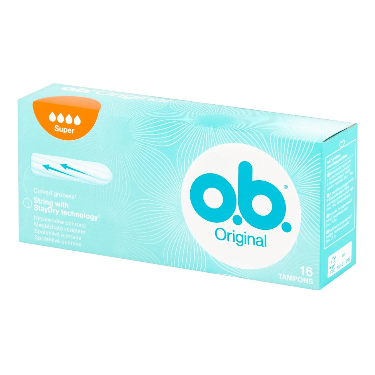 O.B. Original Super Tampony 1op.-16 szt