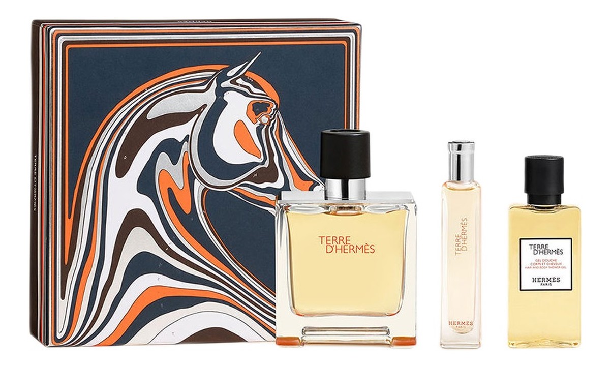 Zestaw perfumy spray 75ml + perfumy spray 15ml + żel pod prysznic 40ml