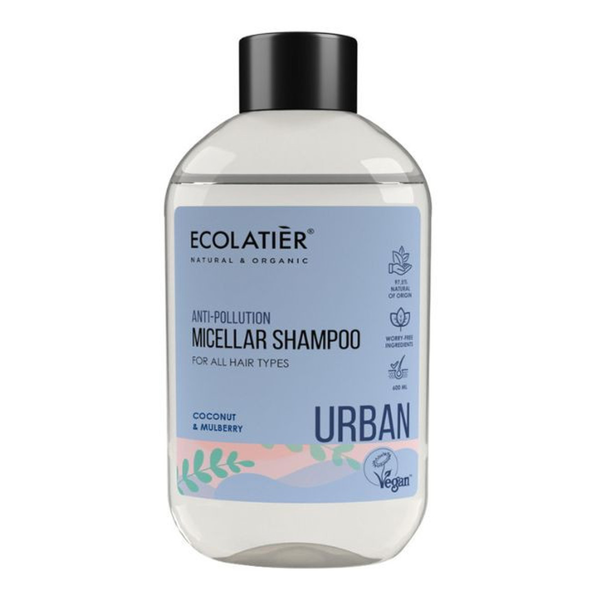 Ecolatier Urban Szampon micelarny do każdego rodzaju włosów 600ml